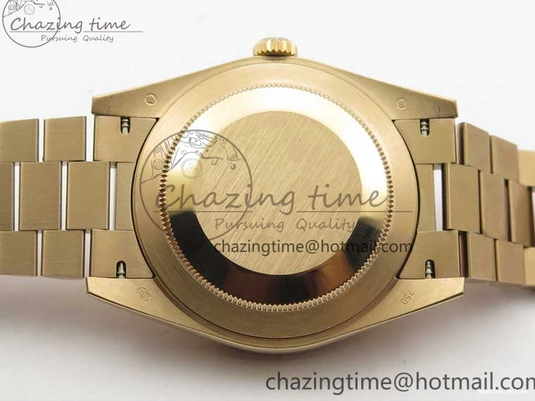 0409 Day-Date 40mm 228239 BP New Dial Version 904 RG T Crystal Markers RG Dial on RG President Bracelet A Popular 2834